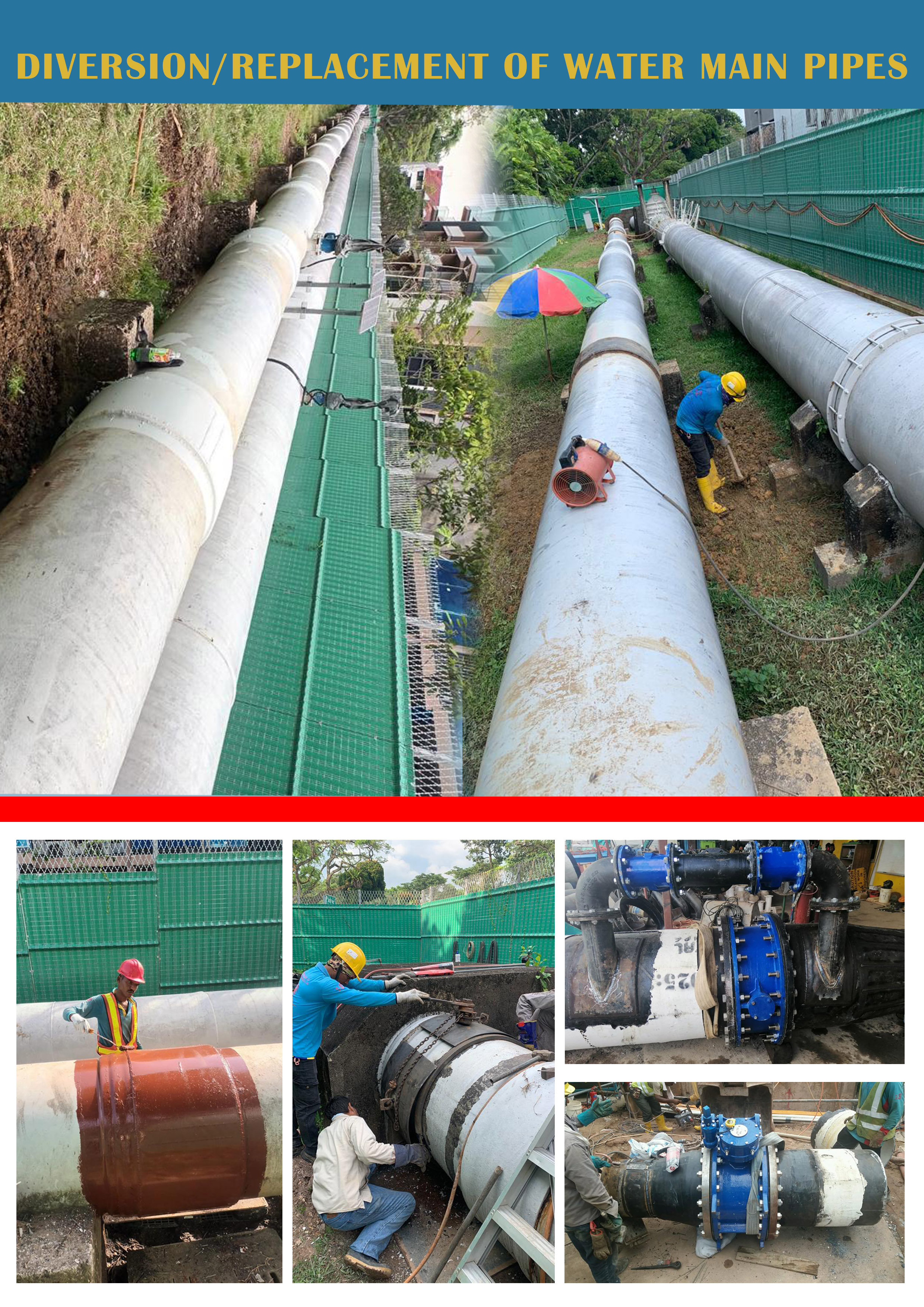 Diversion Replacement Of Big Pipes